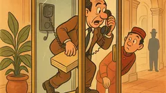 Barzelletta: Un uomo entra in una cabina telefonica