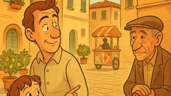 Barzelletta: Papà, papà, mi daresti un euro...