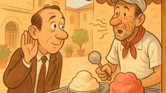 Barzelletta: Un signore al chiosco dei gelati…